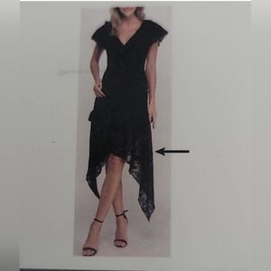 flowy, asymmetrical silhouette. The full product is identified as the 